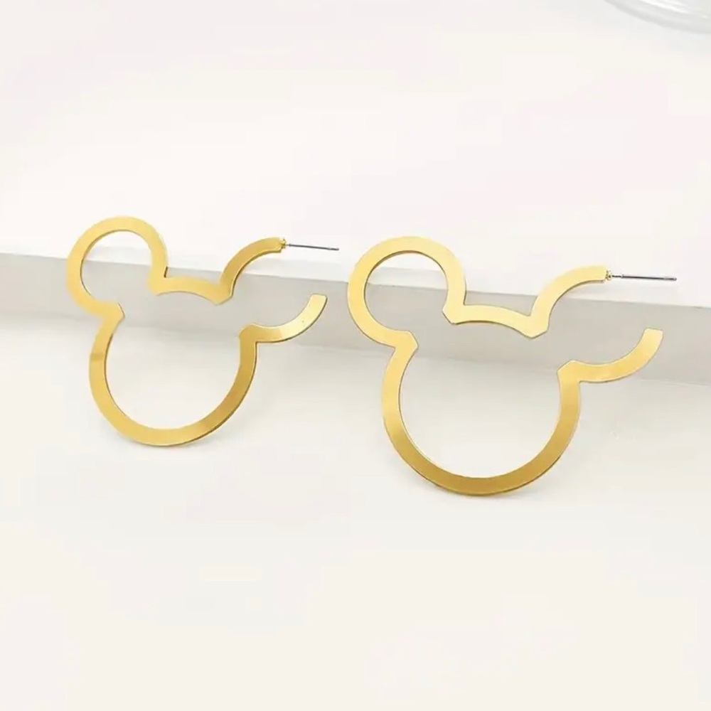 🧿SUPER SALE; PRICE FIRM🧿
Mouse hallow hoop earrings 🖤 - Picture 3 of 11